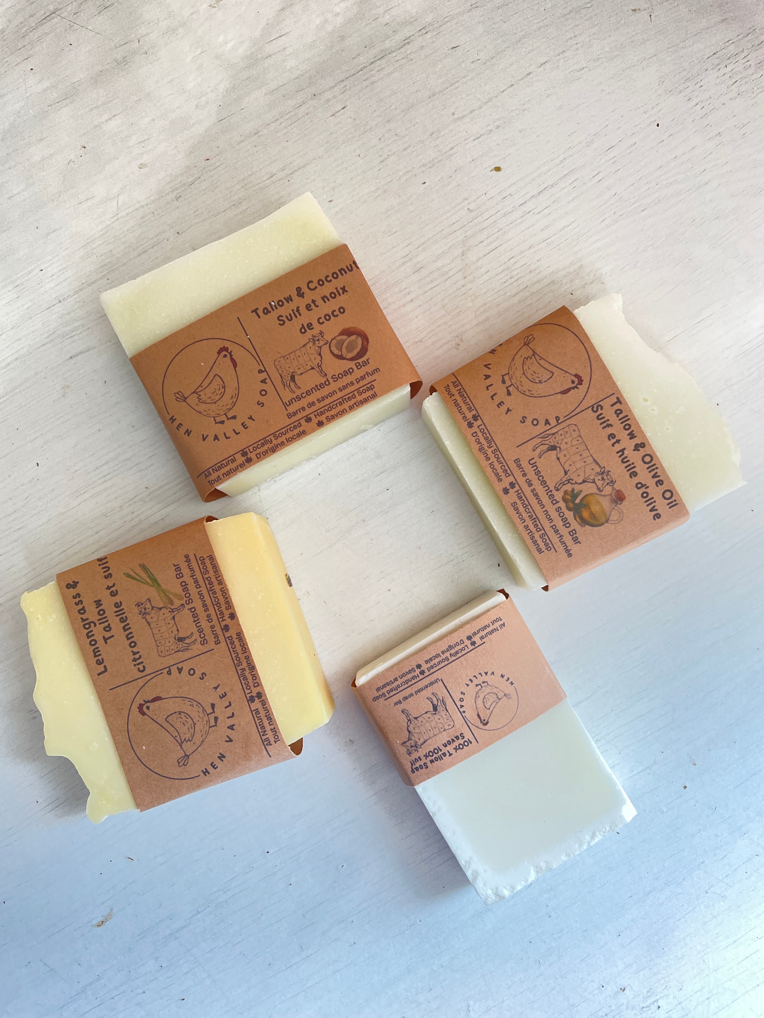 Our Grass Fed Tallow Soaps