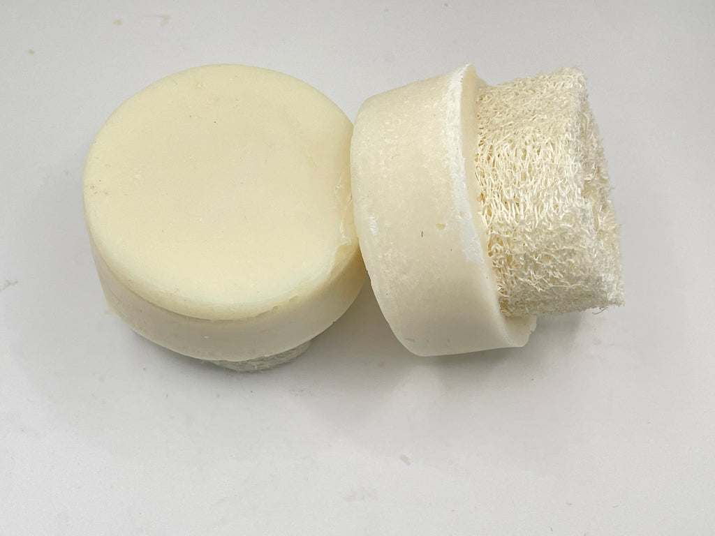 Simply Clean Loofah Soap | Fragrance Free Natural Cold Process Exfoliator | Artisan Vegan Recipe