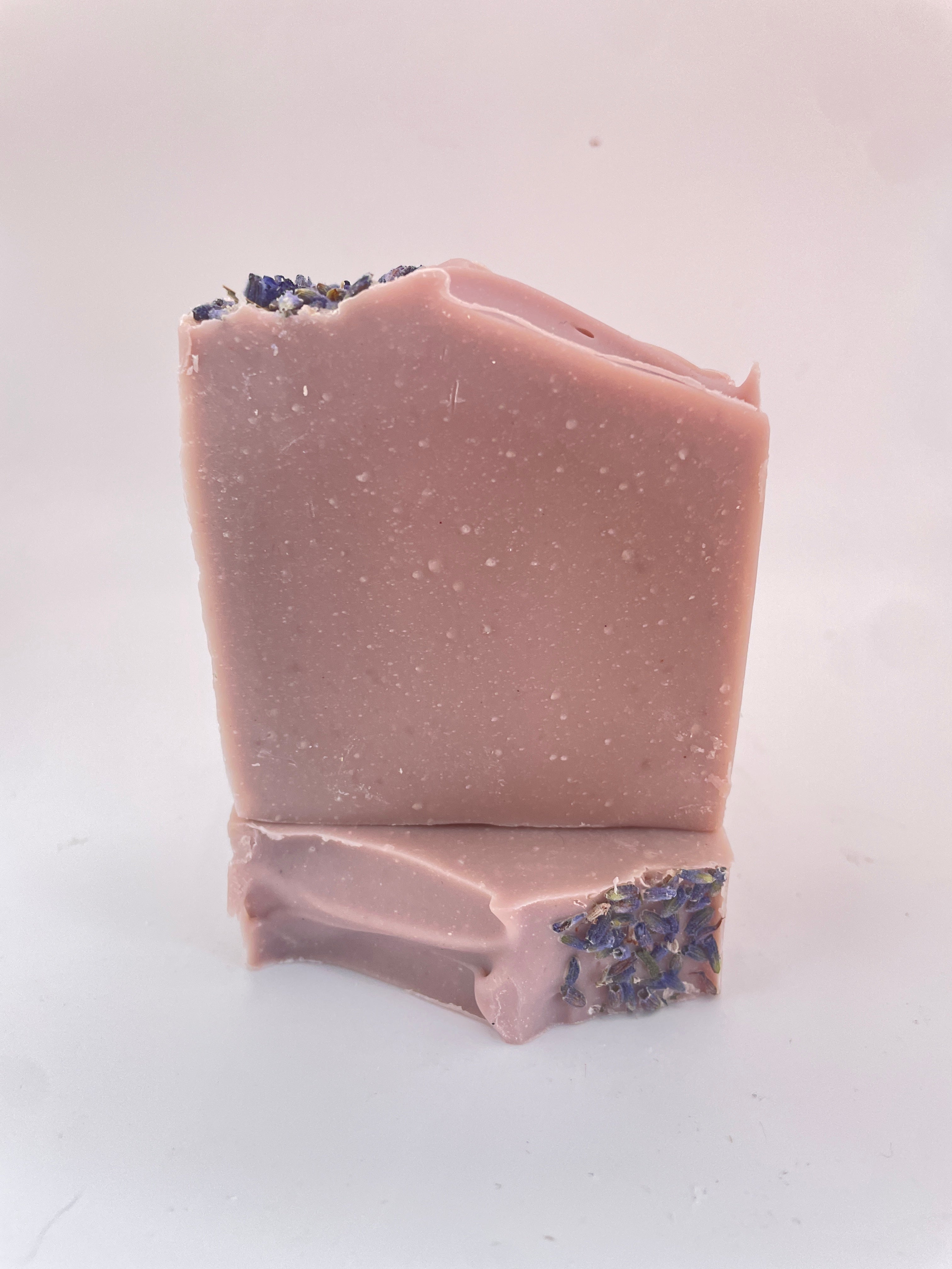 Lavender Purple Clay Shea Butter Soap | Cold Process Natural Bar
