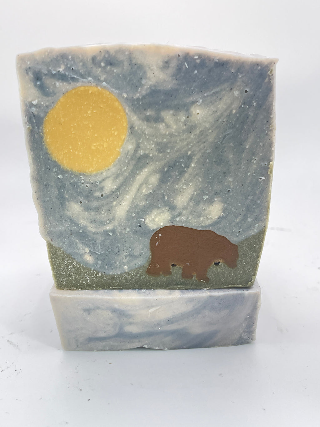 Artisan Bear Landscape Soap - Shea Butter & Natural Clays - Wild Forest Soap