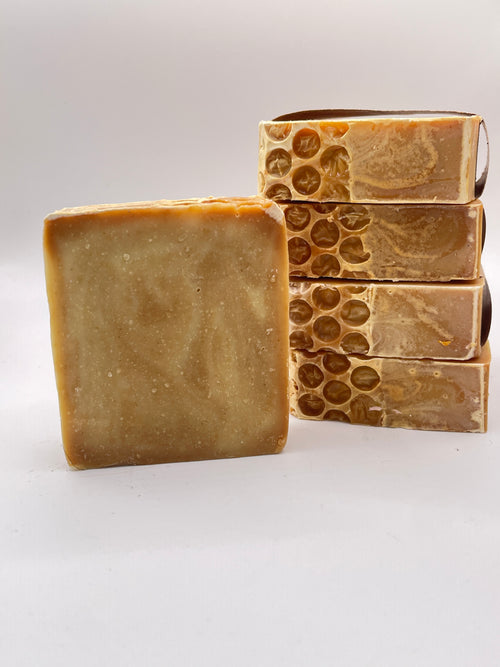 Turmeric and Honey Face & Body Soap | Natural Brightening Soap Bar |Artisan Cold Process Soap
