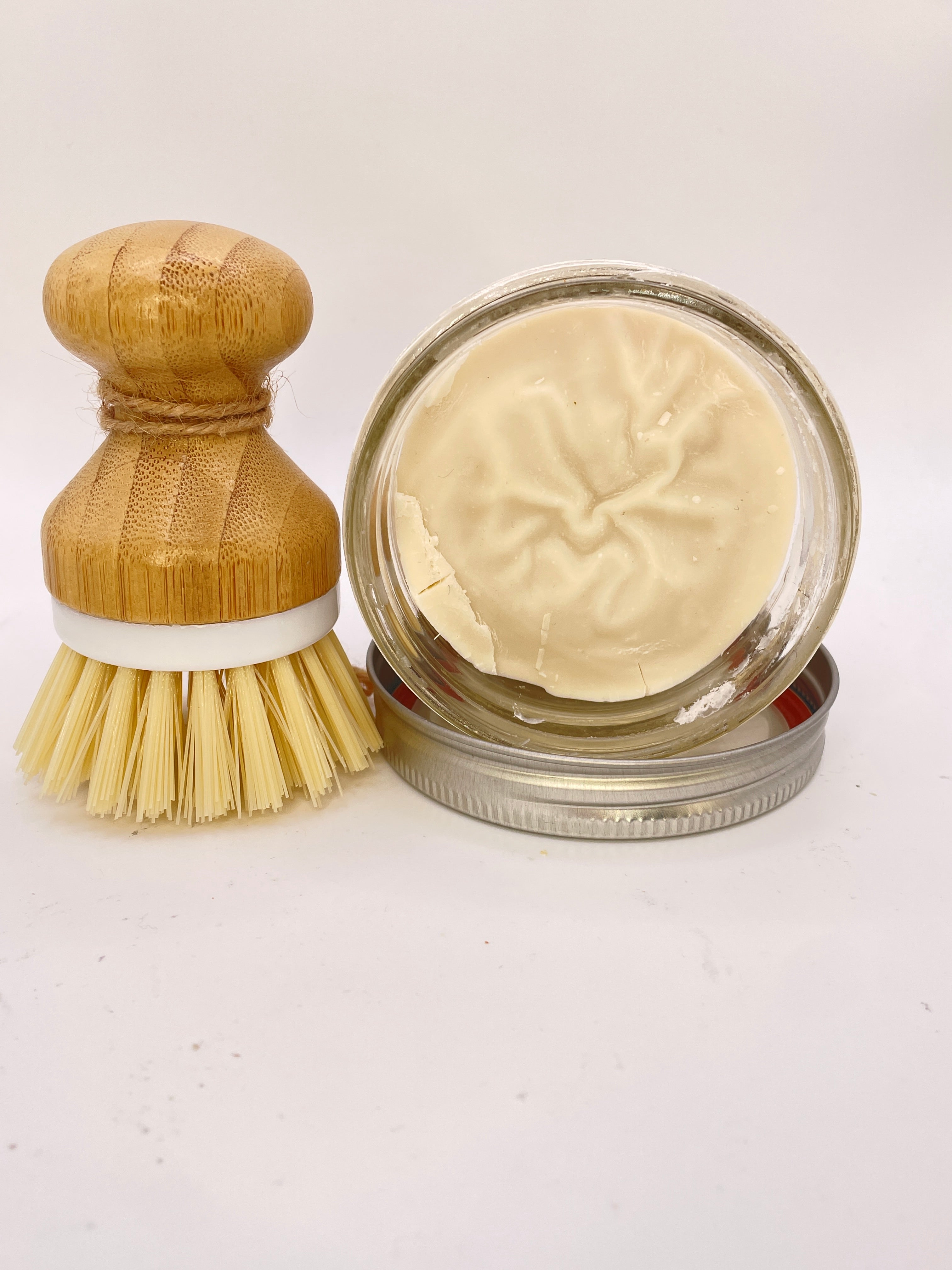 Lime Clean Natural Solid Dish Soap | Long Lasting Vegan Plastic-Free Cleaner