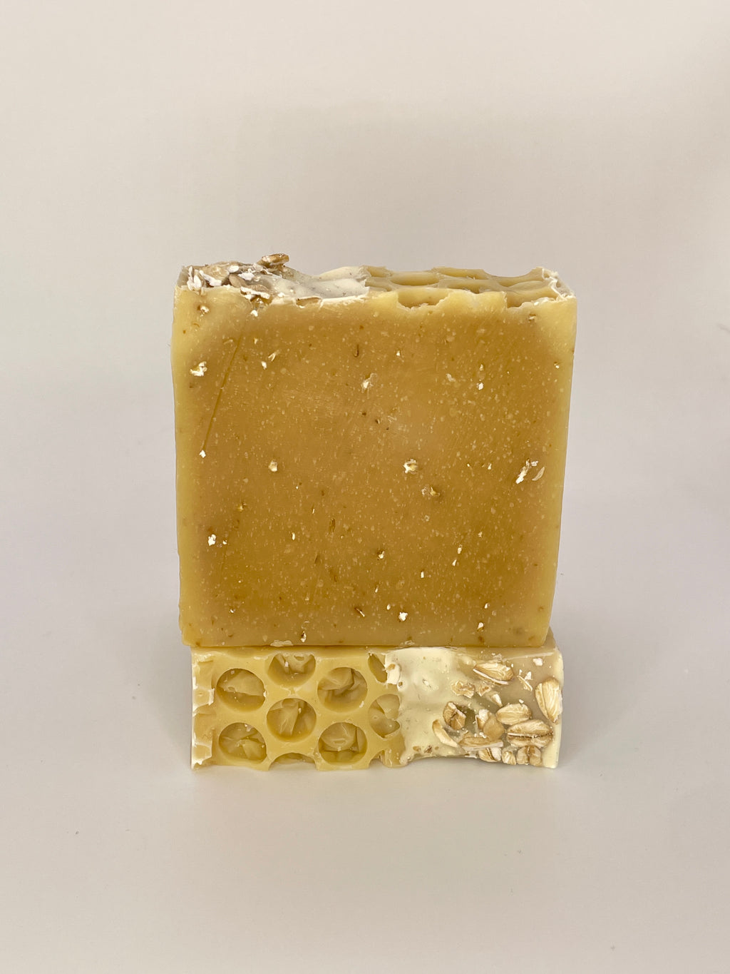 Natural Honey & Oat Soap | Light Exfoliation For Glowing Skin | Handcrafted Cold Process Soap