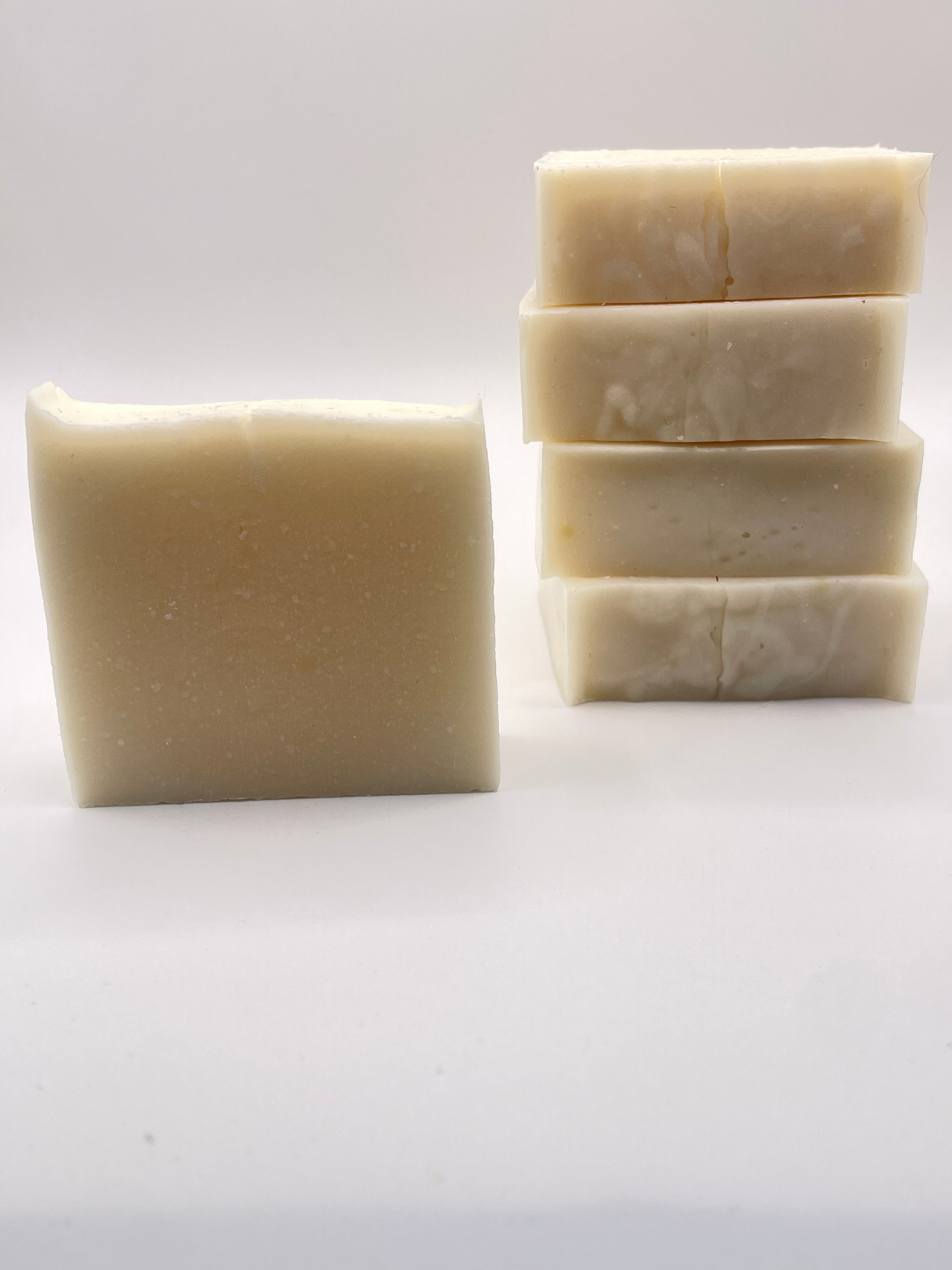 Pure Shea Butter & Castor Oil Unscented Soap | Gentle Cold Process Bar