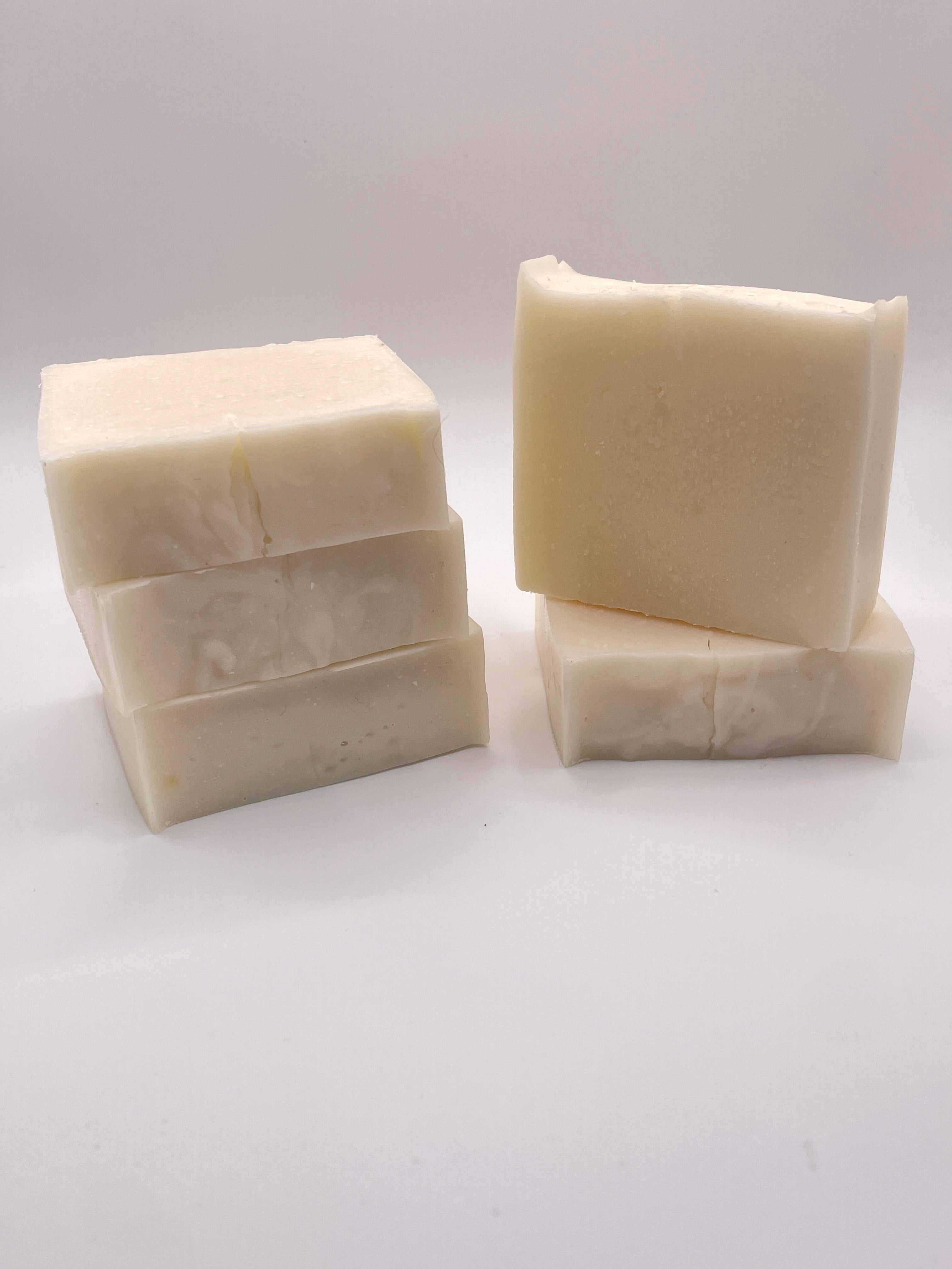 Pure Shea Butter & Castor Oil Unscented Soap | Gentle Cold Process Bar
