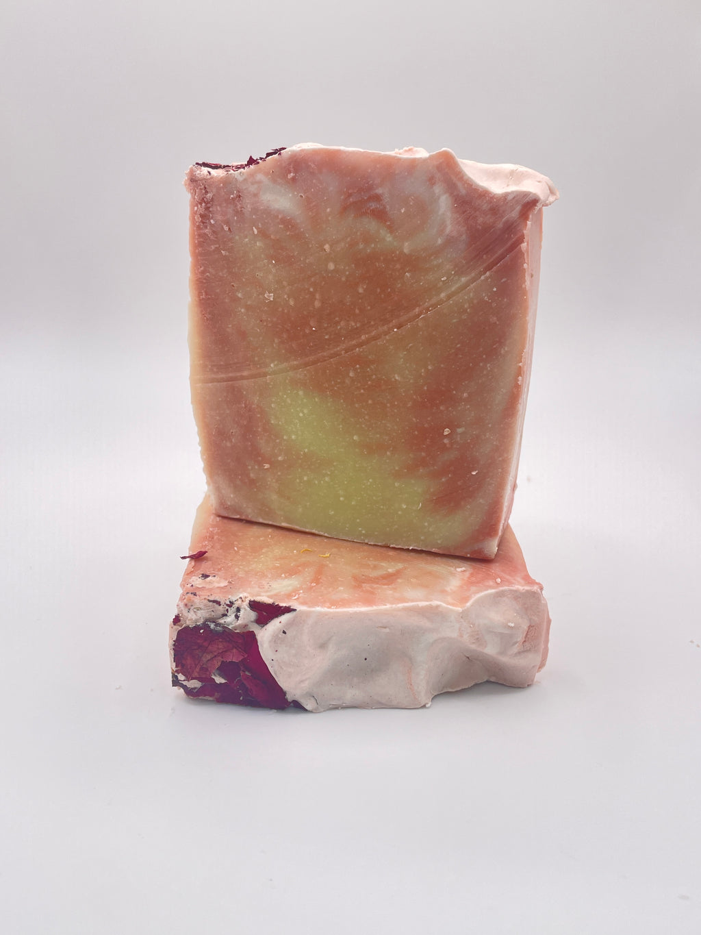 Rose Organic Pink Clay Soap | Floral cold process bar | Natural shea butter & Essential Oils