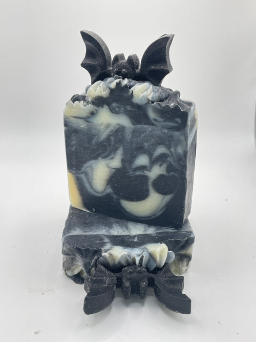 Dark Night Unscented Charcoal & Kaolin Clay Cold Process Soap