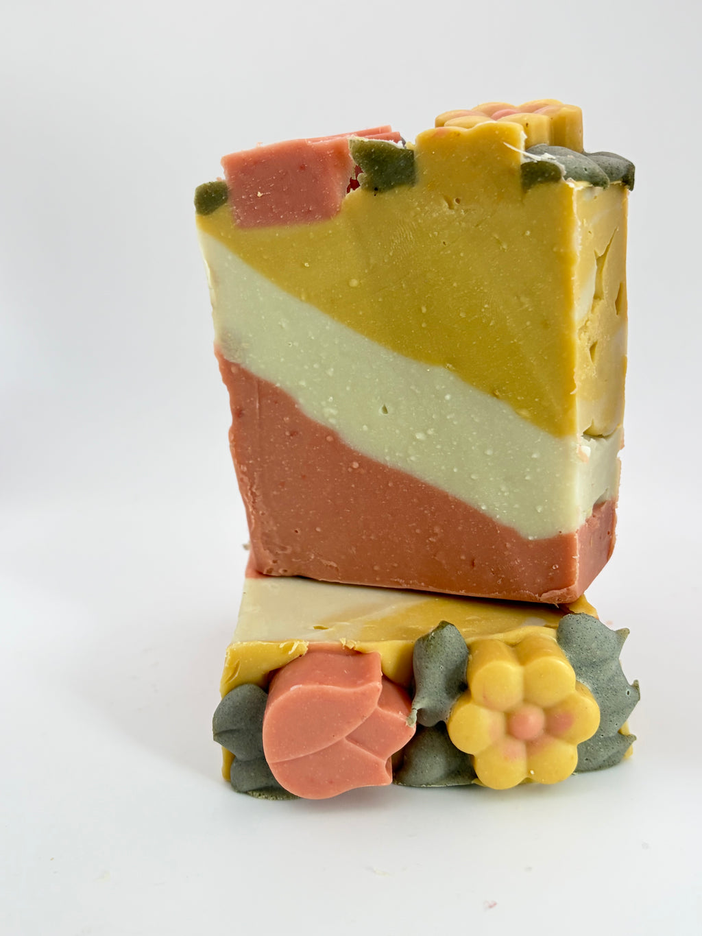 Spring Bloom Scented Cold Process Soap | Shea Butter & Natural Clays