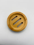 Round Bamboo Soap Dish