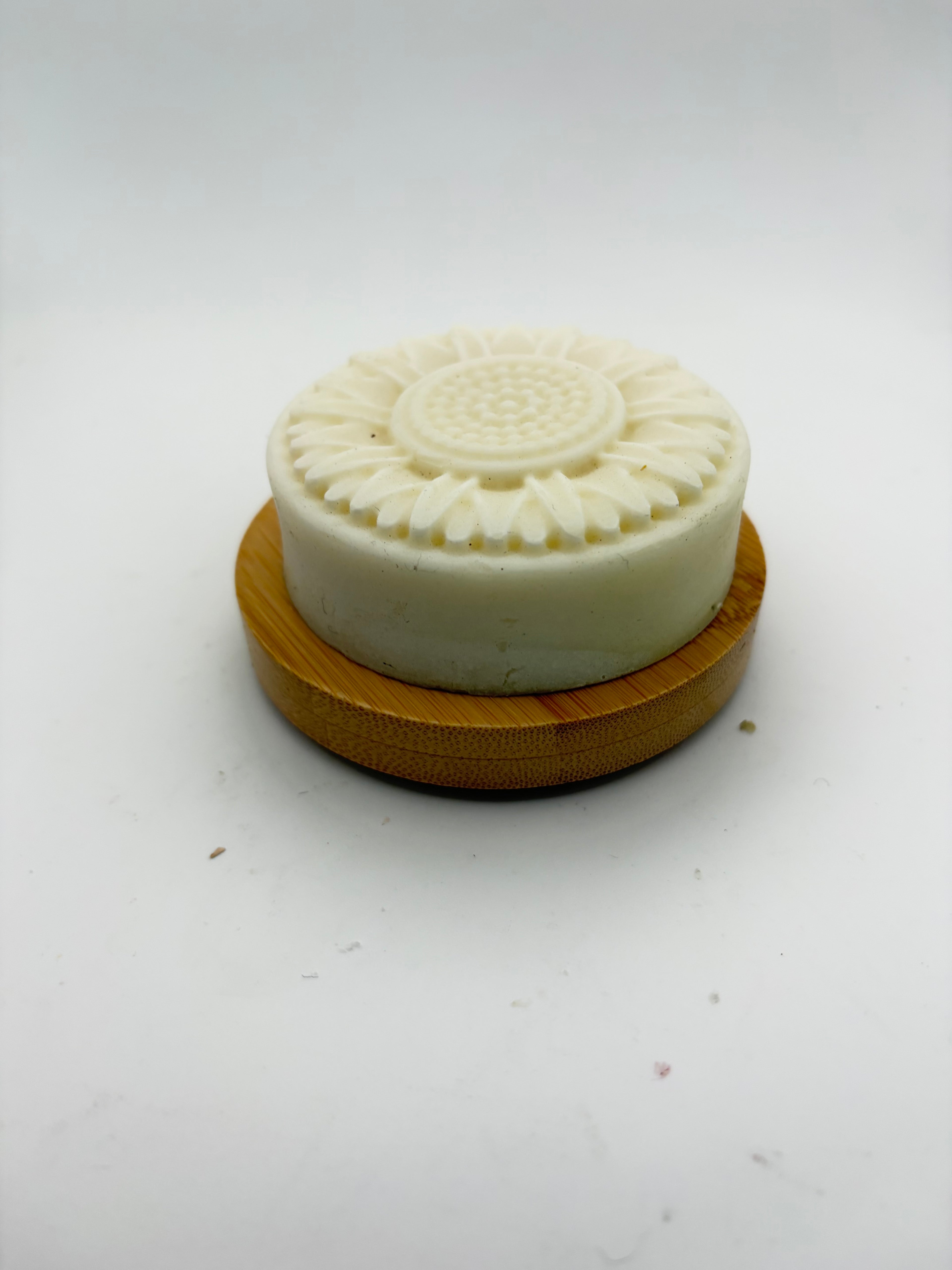 Round Bamboo Soap Dish