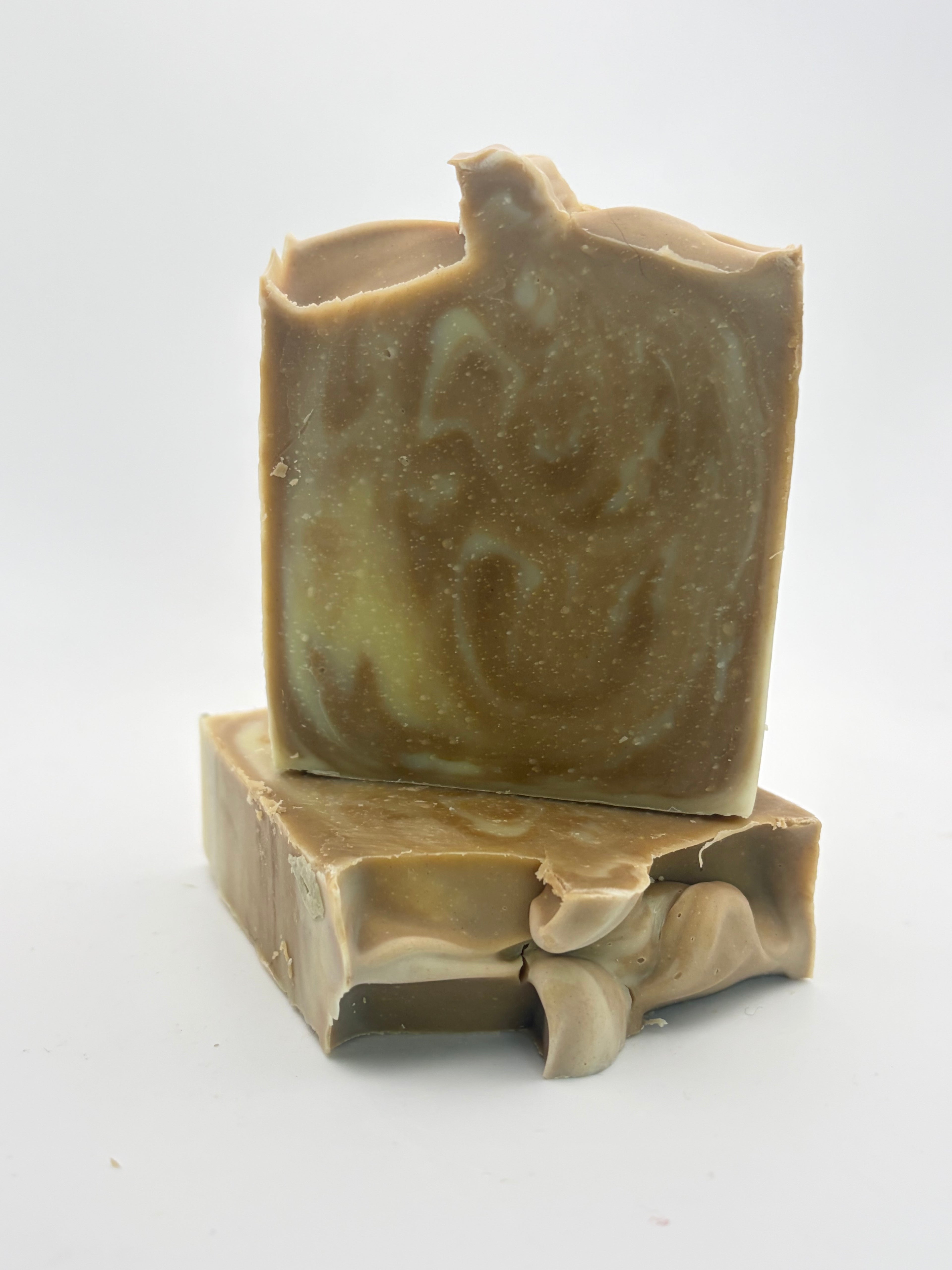 Earth & Spice Patchouli Soap Bar with Mineral-Rich Rhassoul Clay | Cold Process Natural Recipe