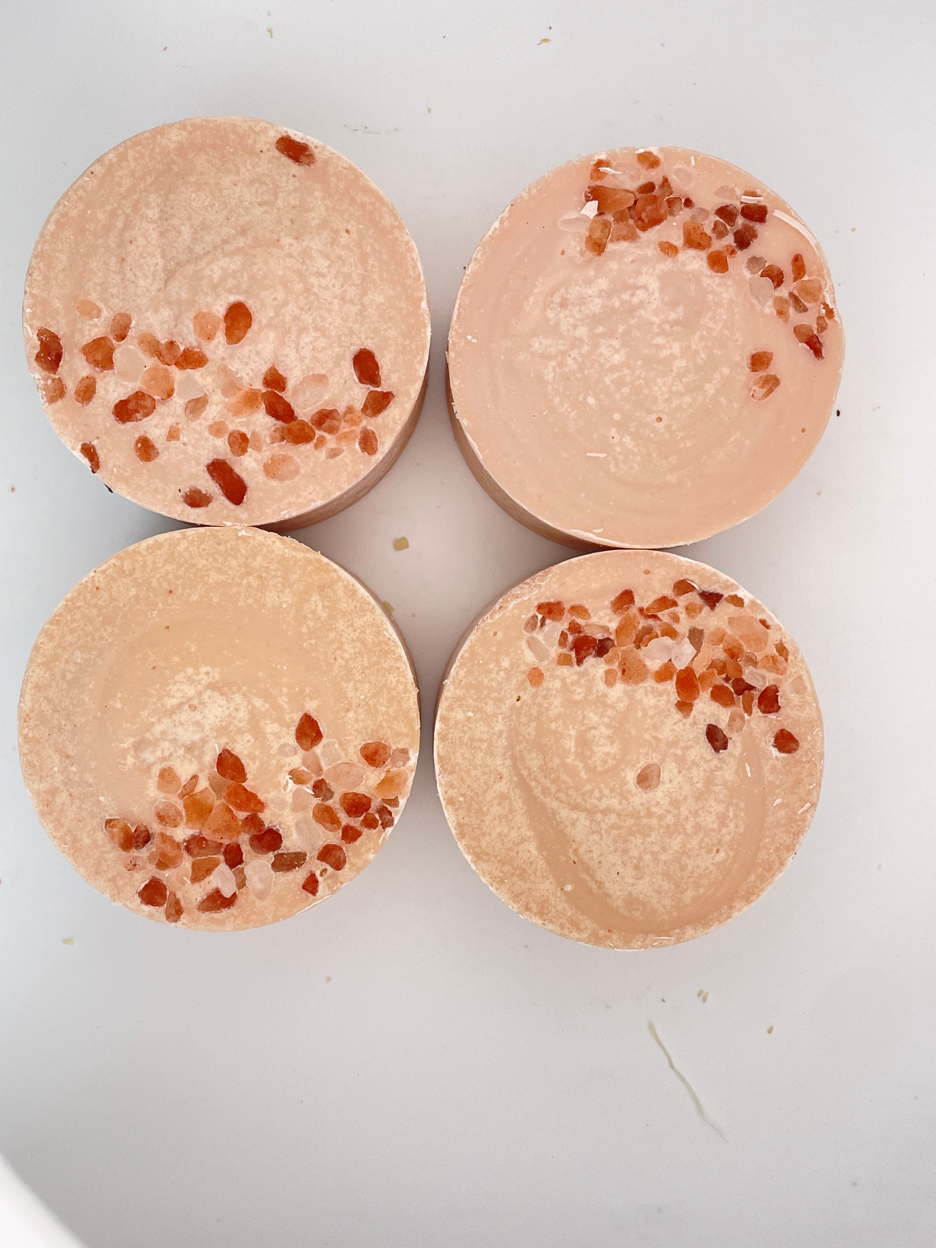 Grapefruit Salt Soap | Cold Process | French Pink Clay |Exfoliating
