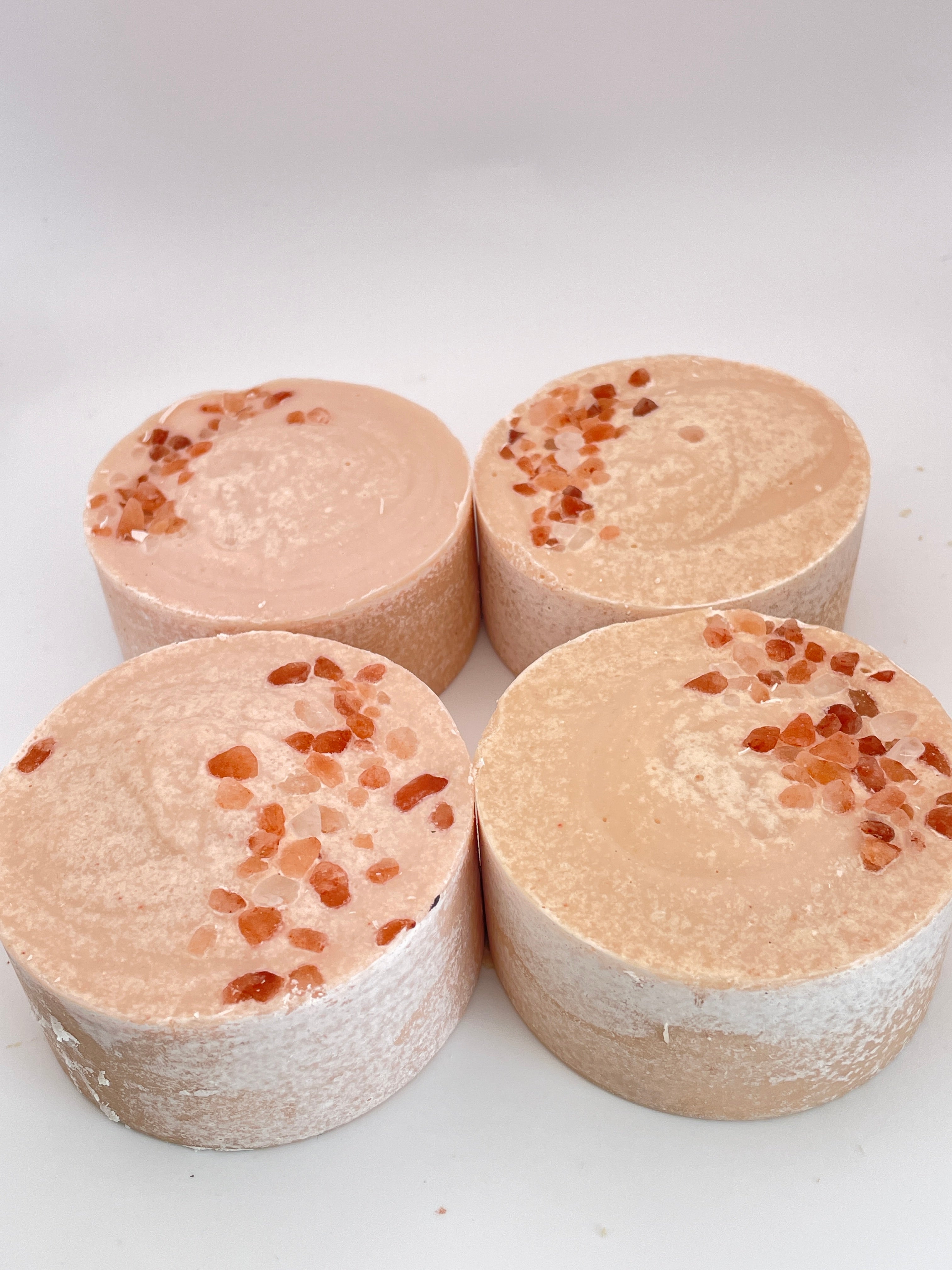 Grapefruit Salt Soap | Cold Process | French Pink Clay |Exfoliating