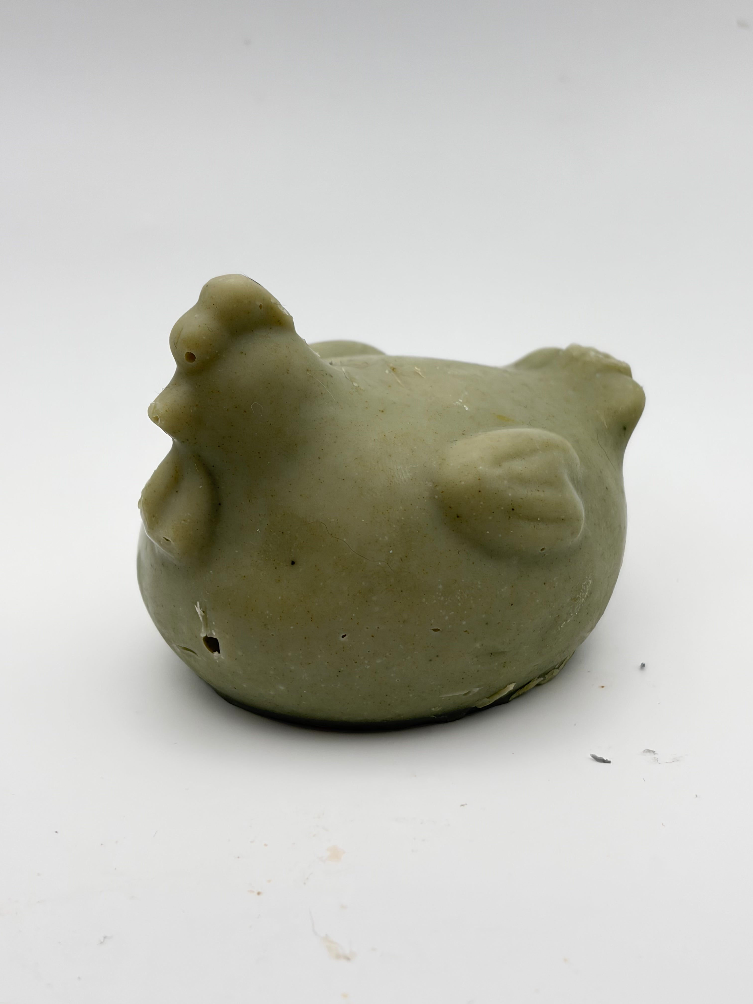 Small Chicken Shaped Shea Butter Cold Process Soap Unscented