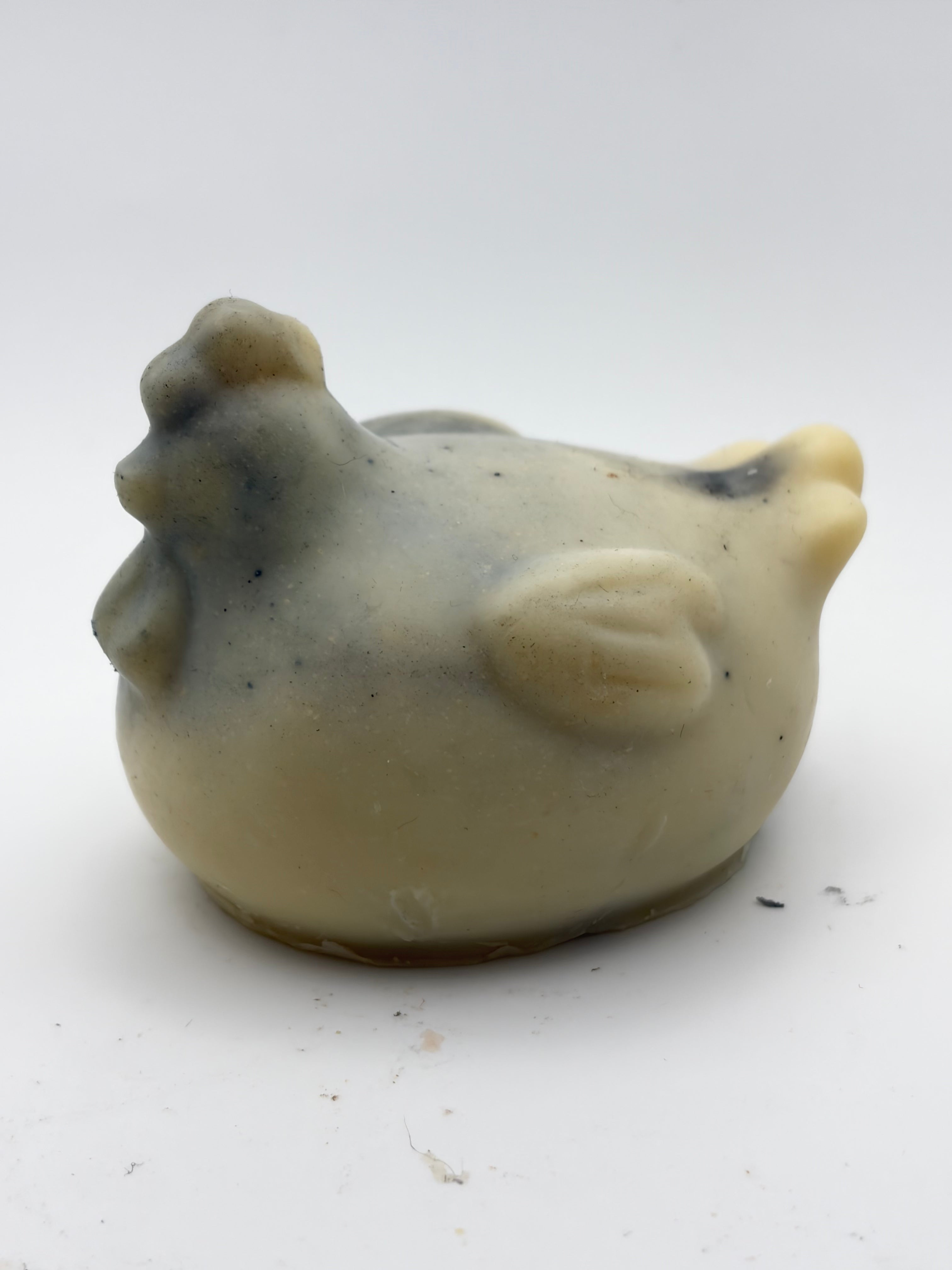 Small Chicken Shaped Shea Butter Cold Process Soap Unscented