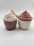 Unscented Purple Brazilian Clay Soap Cupcake | Natural Cold Process Soap
