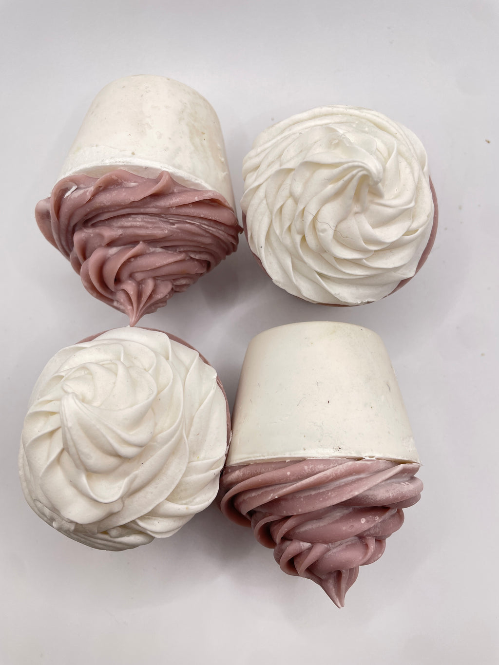 Unscented Purple Brazilian Clay Soap Cupcake | Natural Cold Process Soap