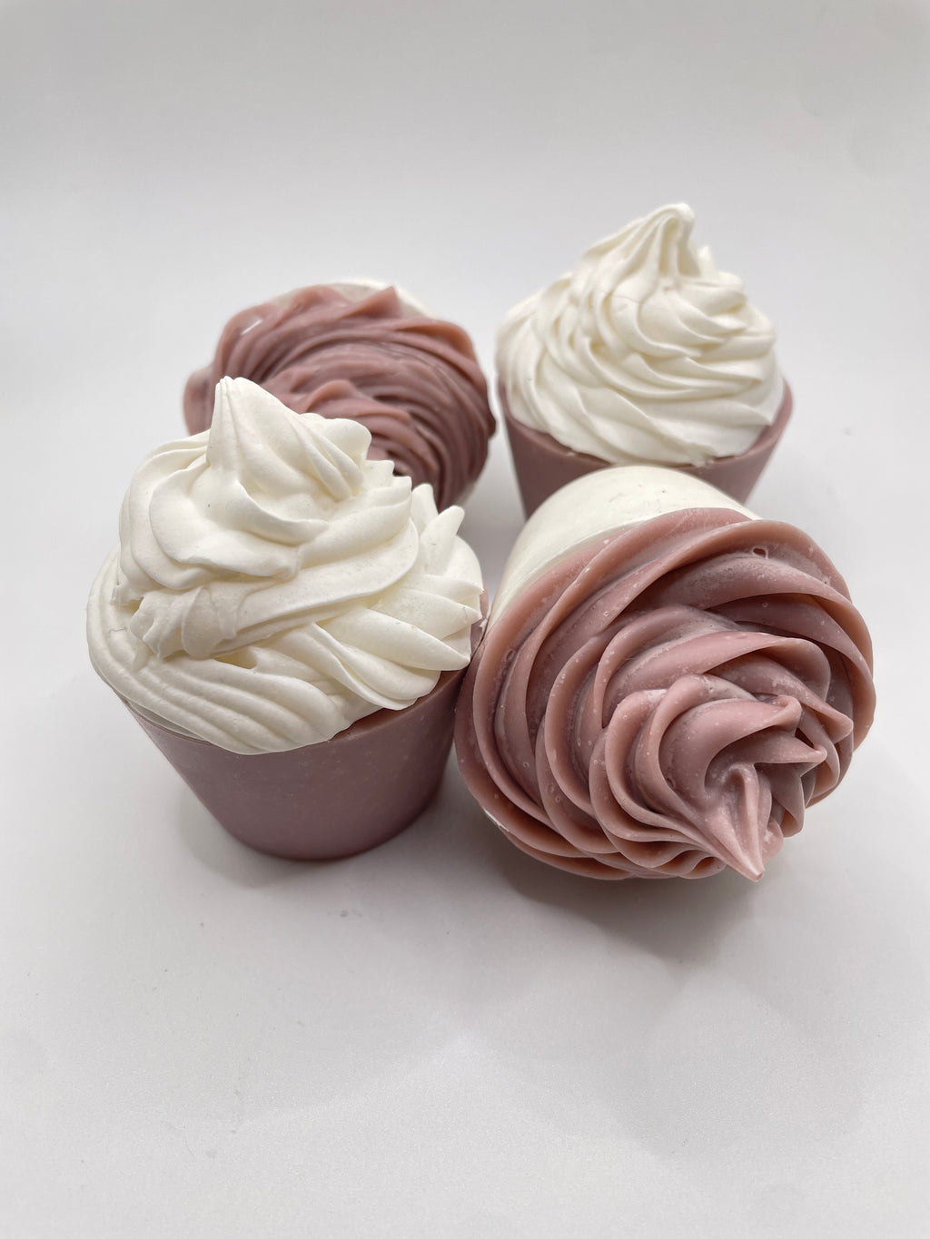 Unscented Purple Brazilian Clay Soap Cupcake | Natural Cold Process Soap
