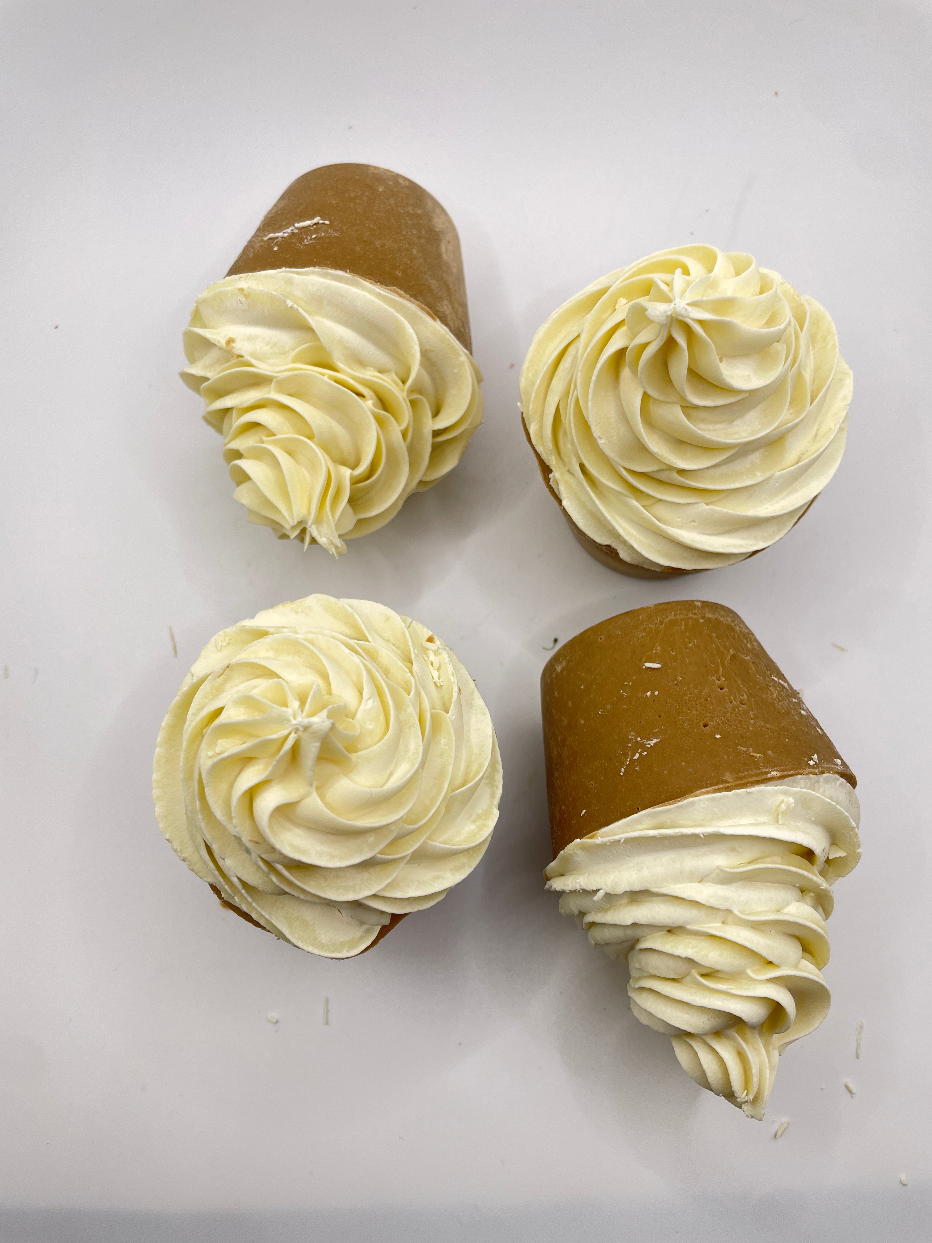 Unscented Rhassoul Clay Soap Cupcake | Moroccan Lava Clay Cold Process Soap