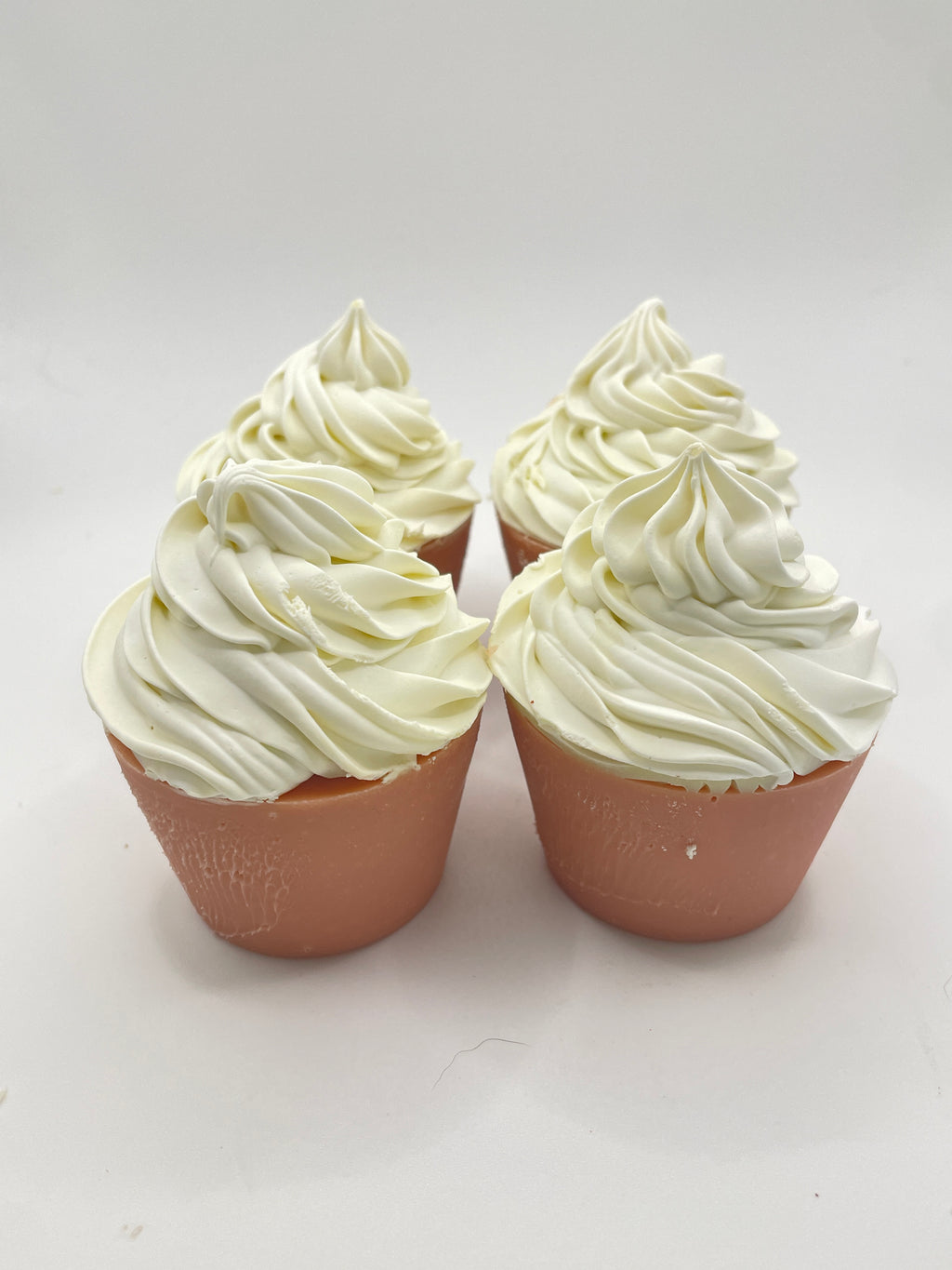 Unscented French Pink Clay Soap Cupcake | Natural Cold Process Soap