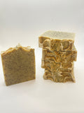 Exfoliating Sandalwood & Coffee Cold Process Soap | Natural Artisanal Bar |Wake Up & Scrub