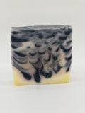 Indigo Swirl Fragrance-Free Indigo & White Clay Soap | Organic Shea Cold Process Bar