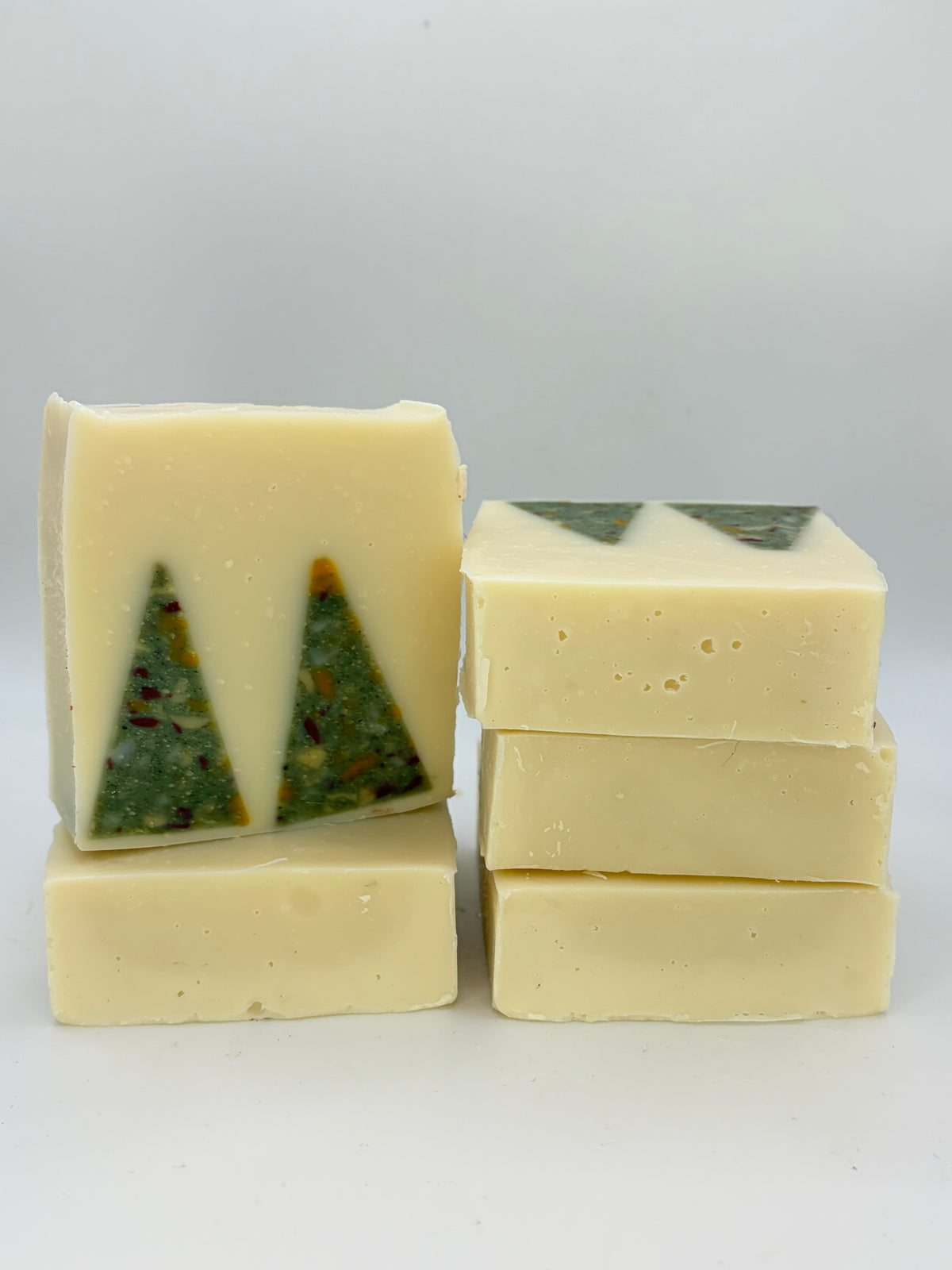 O’ Christmas Tree French Green Clay Soap Bar with Pine Tree Design – Cold Process & Natural COMING NOV 14TH