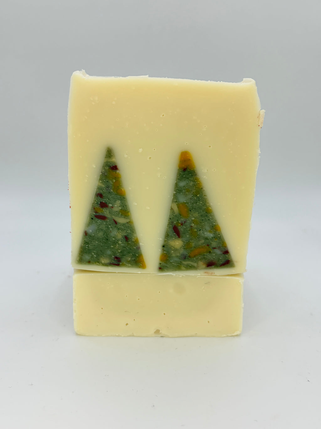 O’ Christmas Tree French Green Clay Soap Bar with Pine Tree Design – Cold Process & Natural COMING NOV 14TH