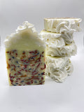 Unscented Confetti Cake Soap - Shea Butter & Coconut Oil Artisan Bar | Cold Process Handmade