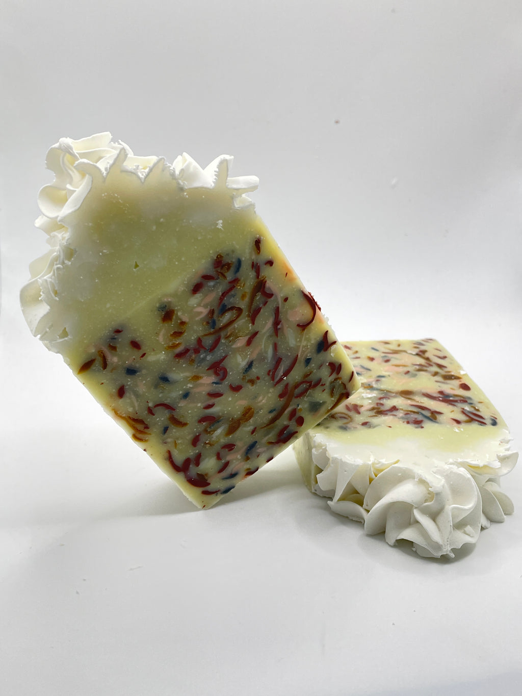 Unscented Confetti Cake Soap - Shea Butter & Coconut Oil Artisan Bar | Cold Process Handmade