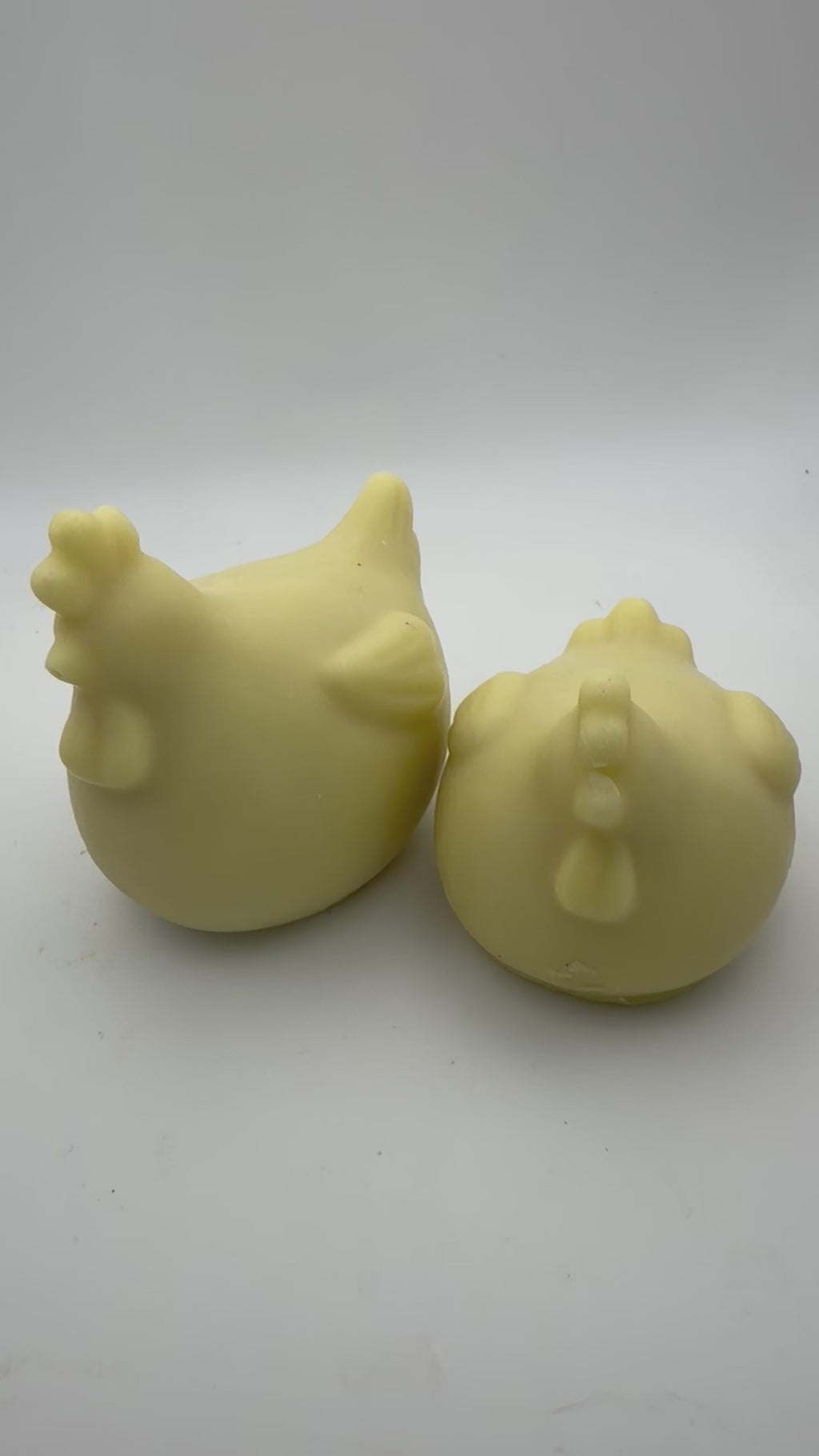 Chicken Shaped Cocoa Butter & Castor Oil Cold Process Soap