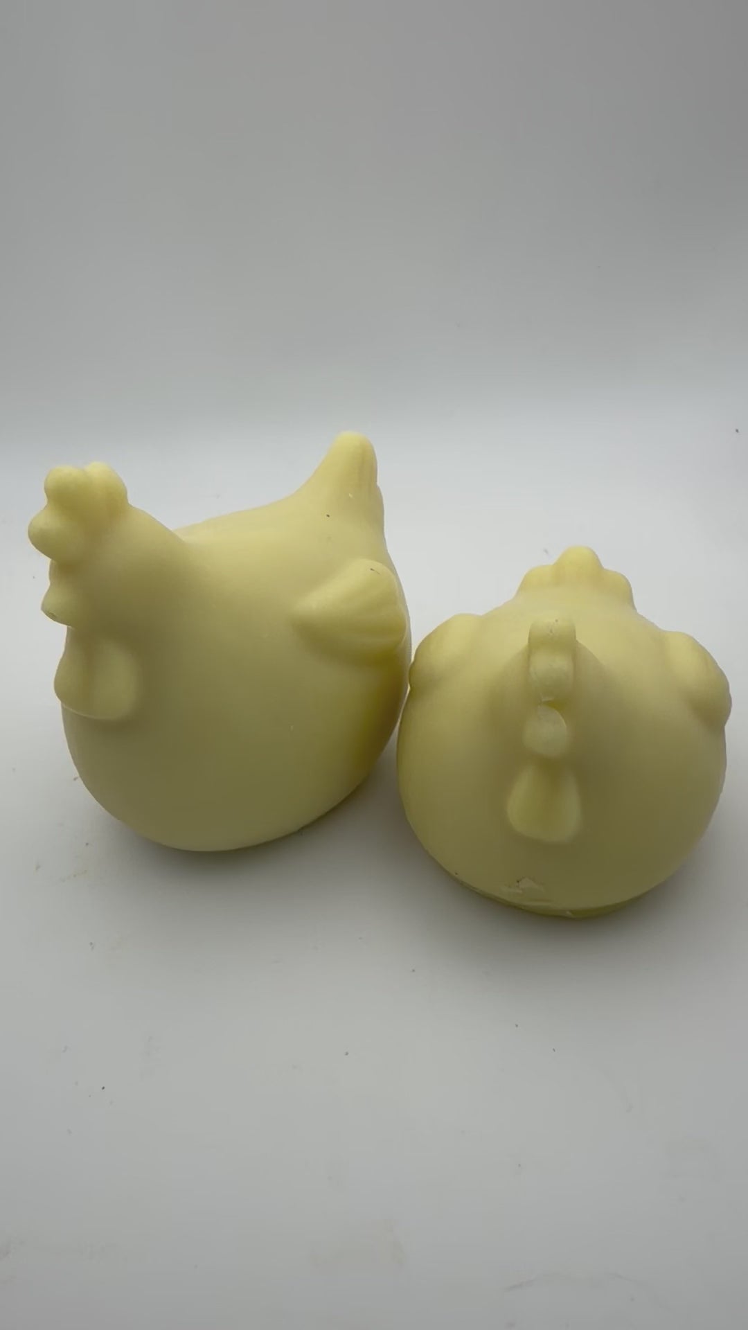 Chicken Shaped Cocoa Butter & Castor Oil Cold Process Soap